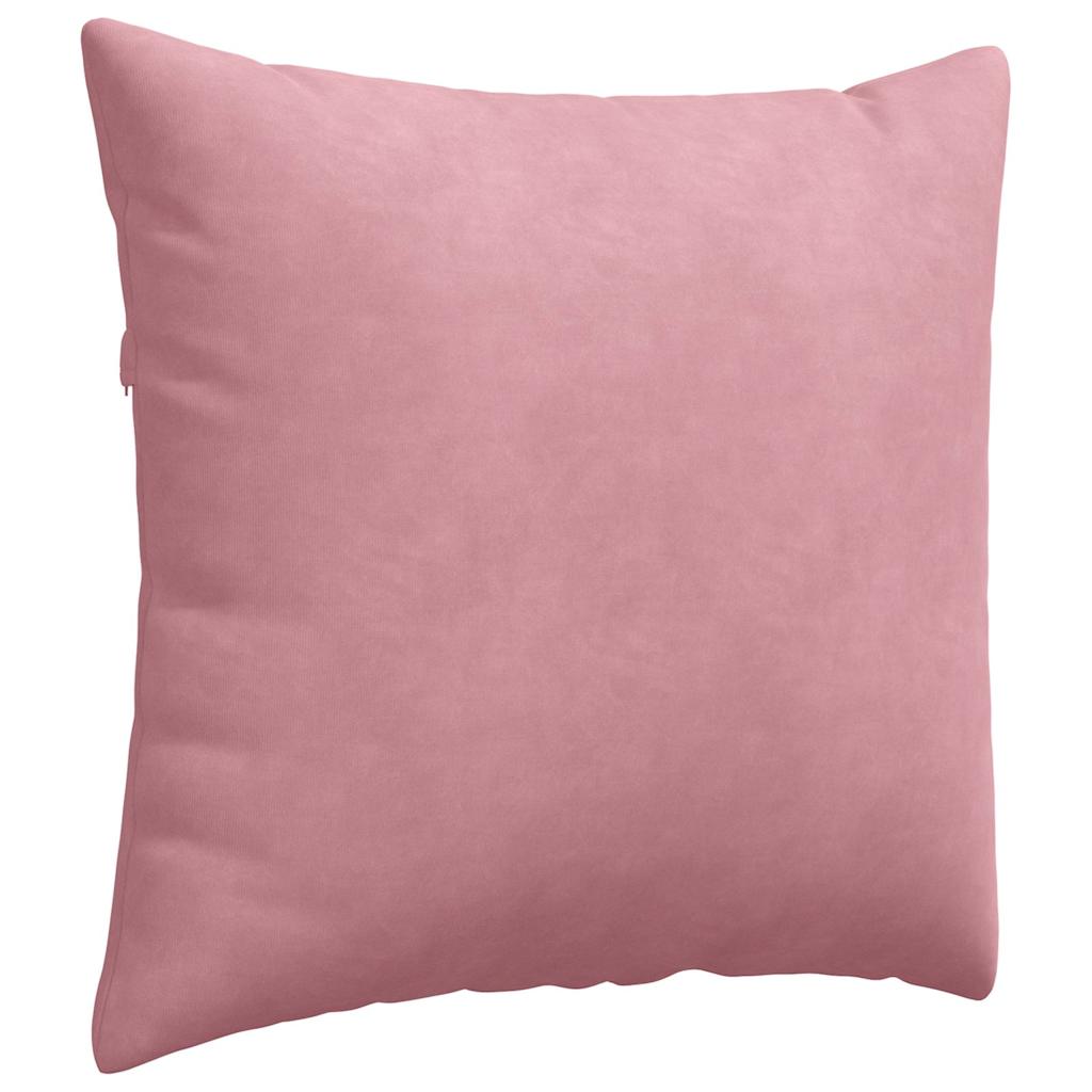 Cuscini da Divano 2 pcs Rosa 50 x 50 cm Tessuto in Cords | homemem39