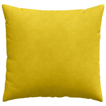 Cuscini da Divano 2 pcs Giallo 50 x 50 cm Tessuto in Cords | homemem39