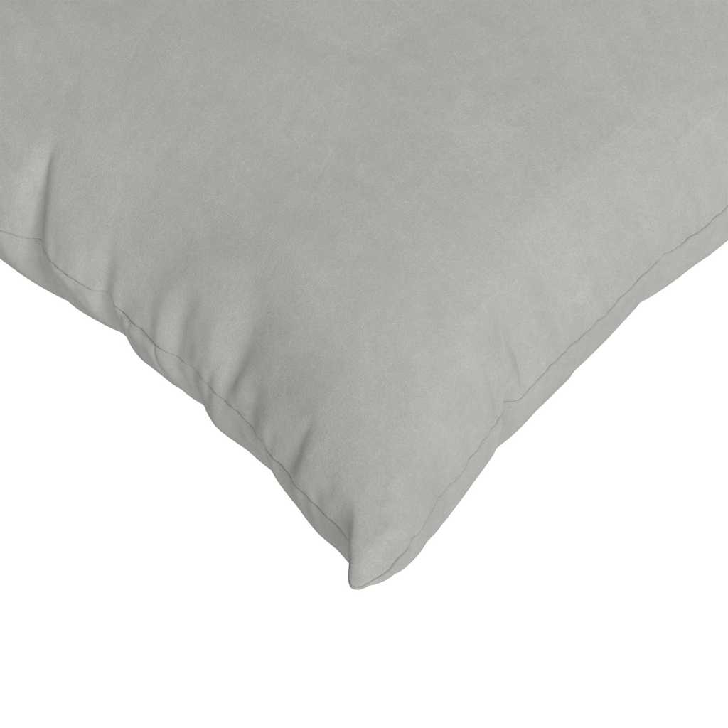 Cuscini da Divano 2 pcs Grigio chiaro 50 x 50 cm Tessuto | homemem39