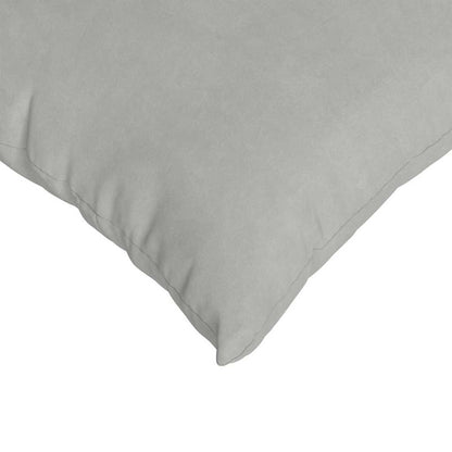 Cuscini da Divano 2 pcs Grigio chiaro 50 x 50 cm Tessuto | homemem39
