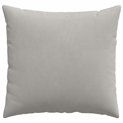 Cuscini da Divano 2 pcs Grigio chiaro 50 x 50 cm Tessuto