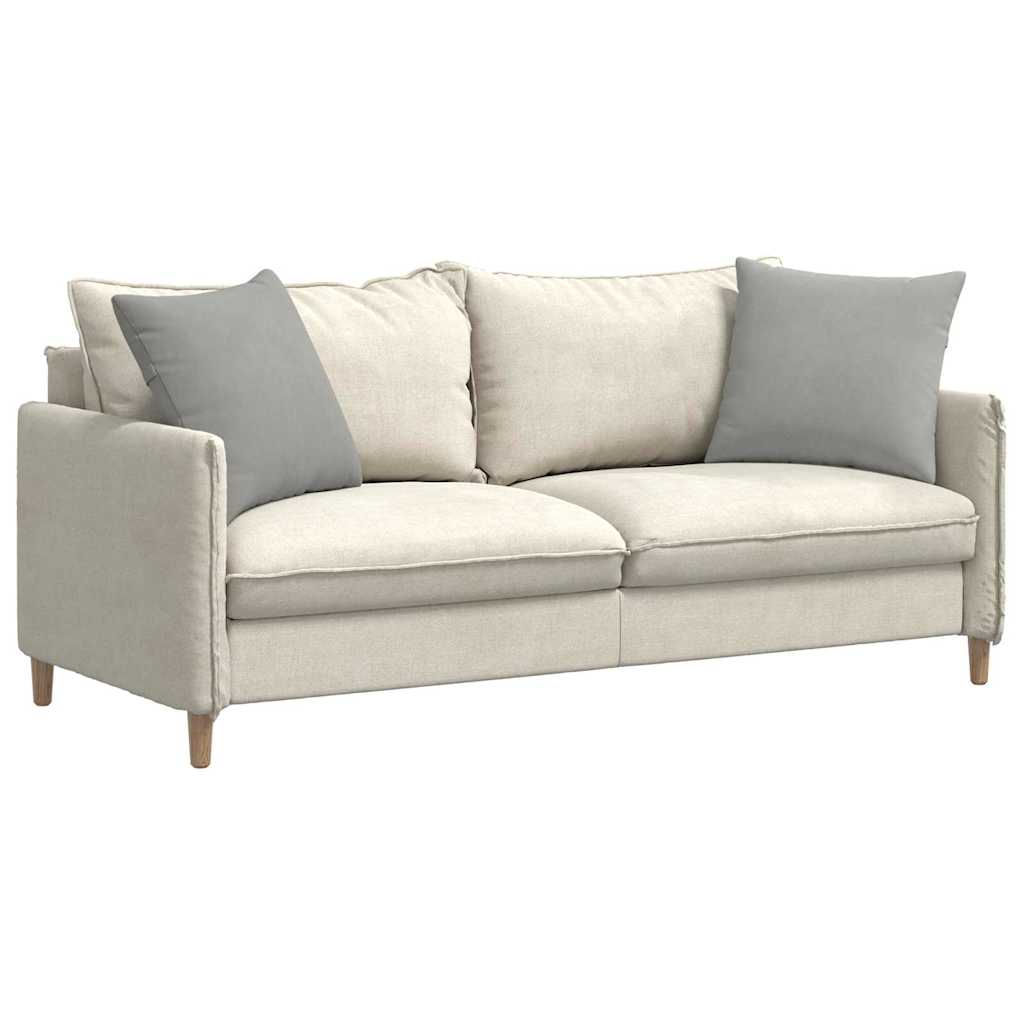 Cuscini da Divano 2 pcs Grigio chiaro 50 x 50 cm Tessuto | homemem39