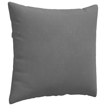 Cuscini da Divano 2 pcs Grigio scuro 50 x 50 cm Tessuto | homemem39