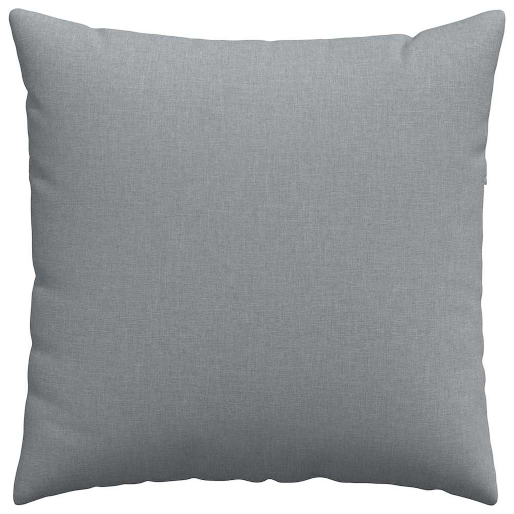 Cuscini da Divano 2 pcs Grigio chiaro 60 x 60 cm Tessuto