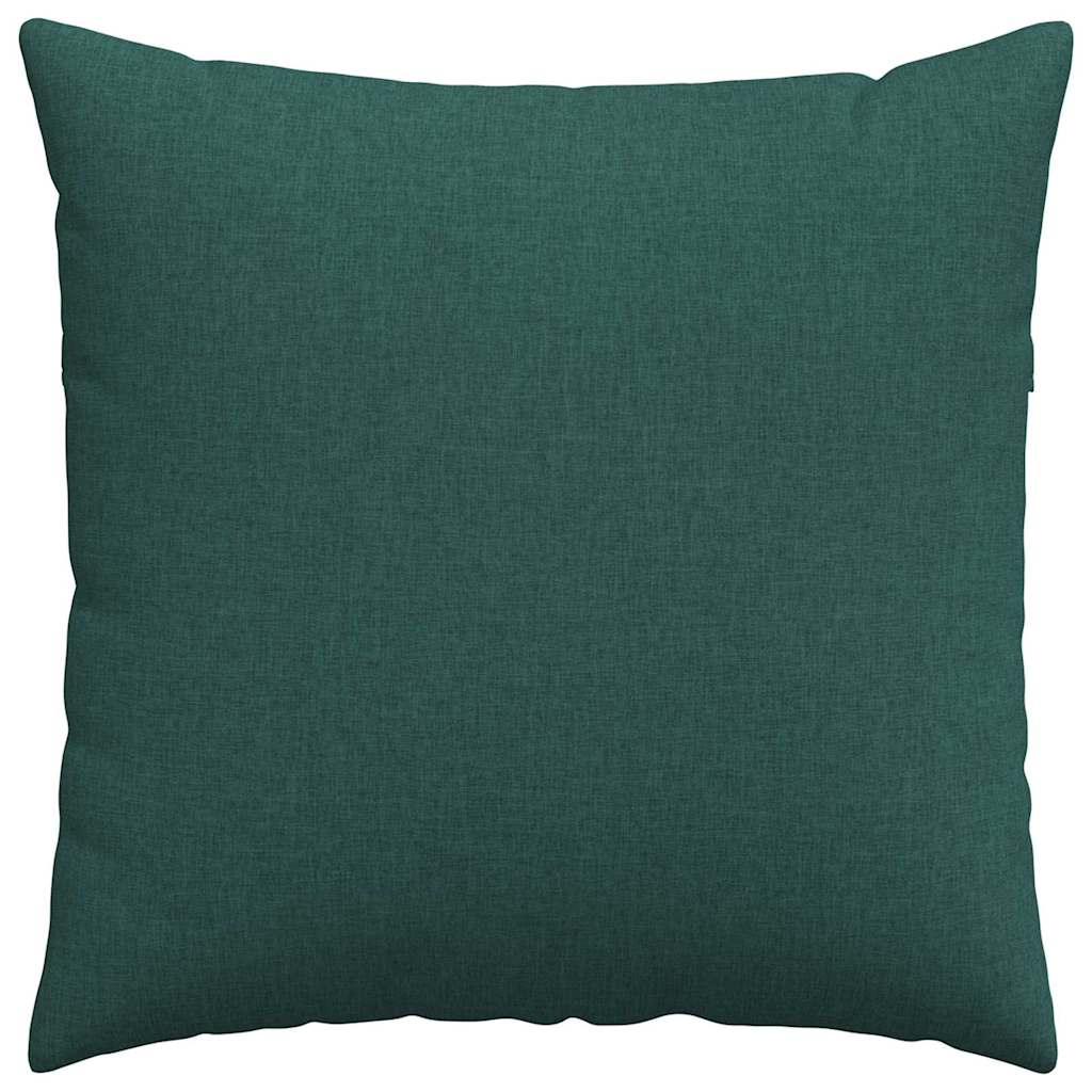Cuscini da Divano 2 pcs Verde Scuro 60 x 60 cm Tessuto | homemem39