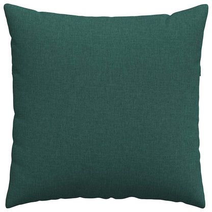 Cuscini da Divano 2 pcs Verde Scuro 60 x 60 cm Tessuto