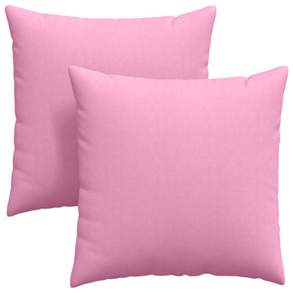 Cuscini da Divano 2 pcs Rosa 60 x 60 cm Tessuto | homemem39