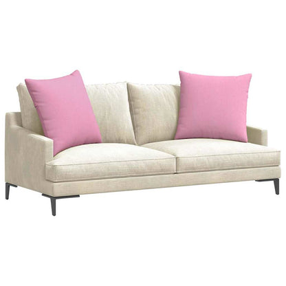 Cuscini da Divano 2 pcs Rosa 60 x 60 cm Tessuto | homemem39