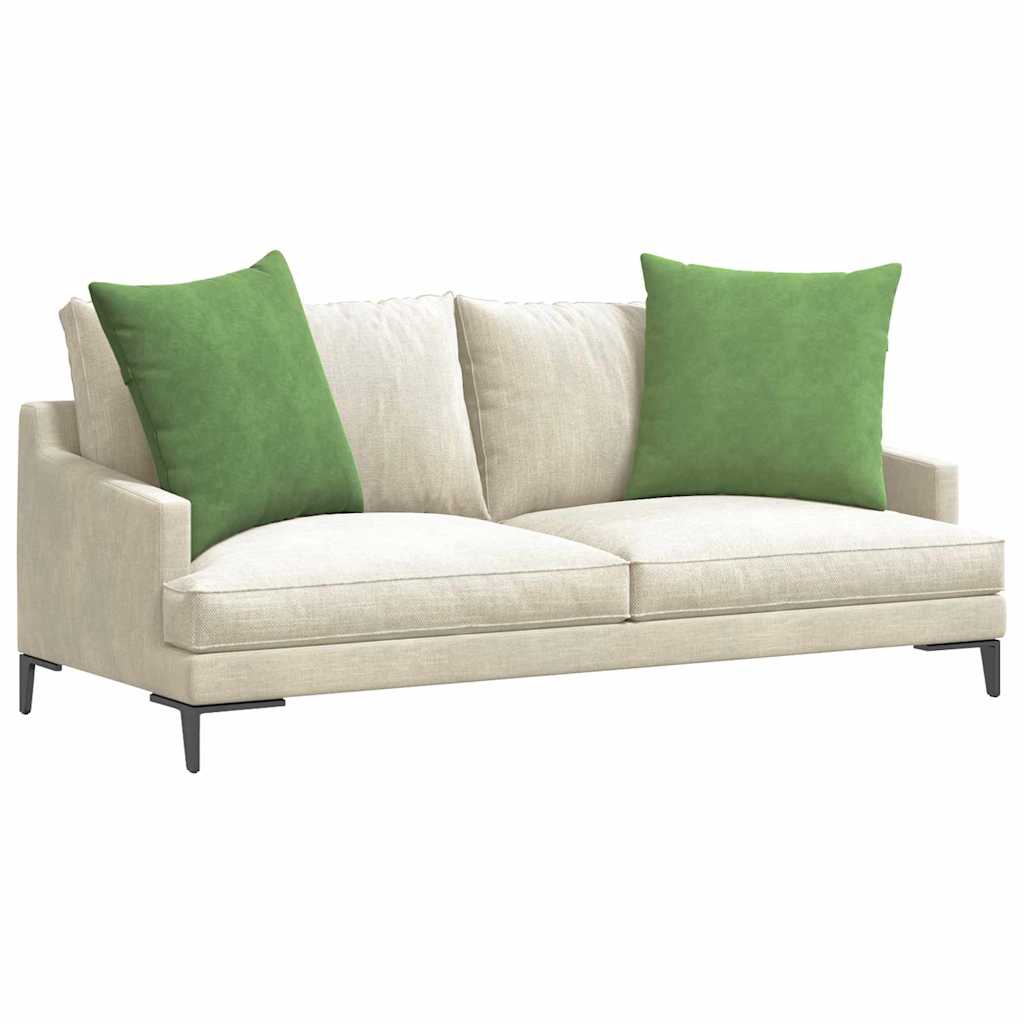 Cuscini da Divano 2 pcs Verde chiaro 60 x 60 cm | homemem39