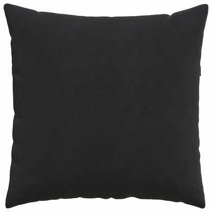 Cuscini da Divano 2 pcs Nero 60 x 60 cm Tessuto in Cords | homemem39
