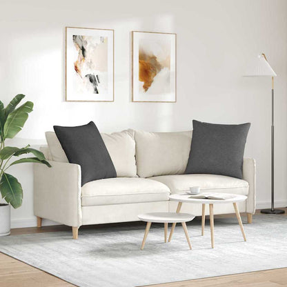 Cuscini da Divano 2 pcs Grigio scuro 60 x 60 cm | homemem39