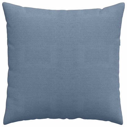 Cuscini da Divano 2 pcs Blu 60 x 60 cm Tessuto in Cords