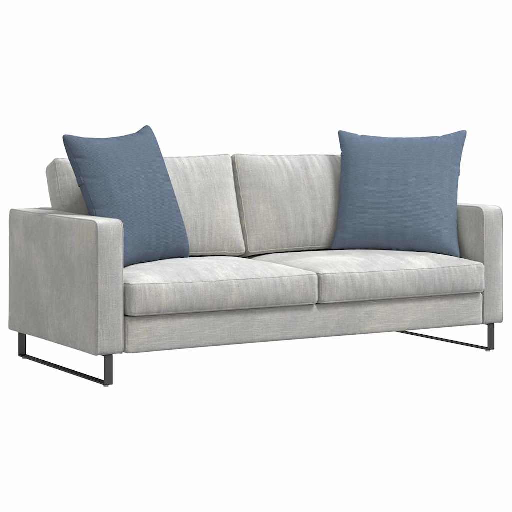 Cuscini da Divano 2 pcs Blu 60 x 60 cm Tessuto in Cords | homemem39
