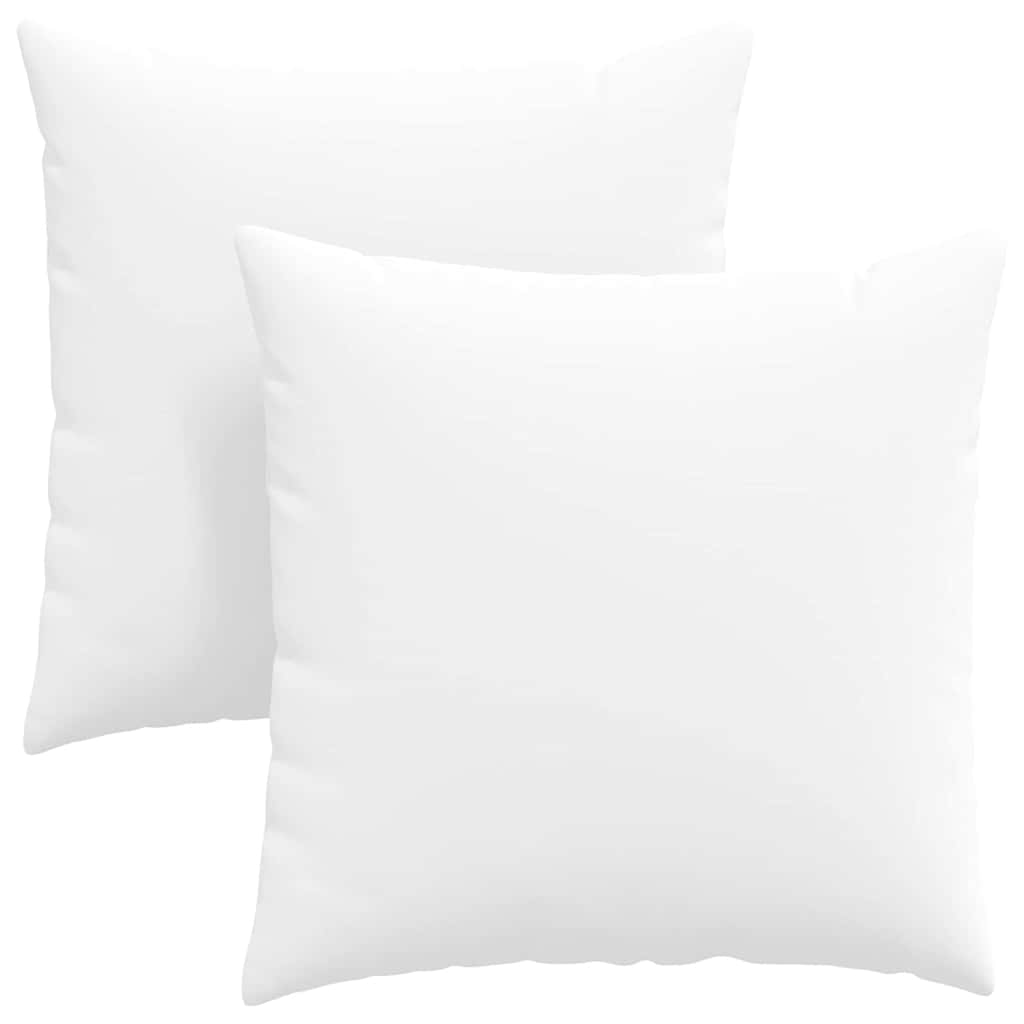 Cuscini da Divano 2 pcs Bianco 80 x 80 cm Tessuto | homemem39