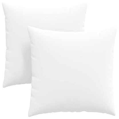 Cuscini da Divano 2 pcs Bianco 80 x 80 cm Tessuto | homemem39