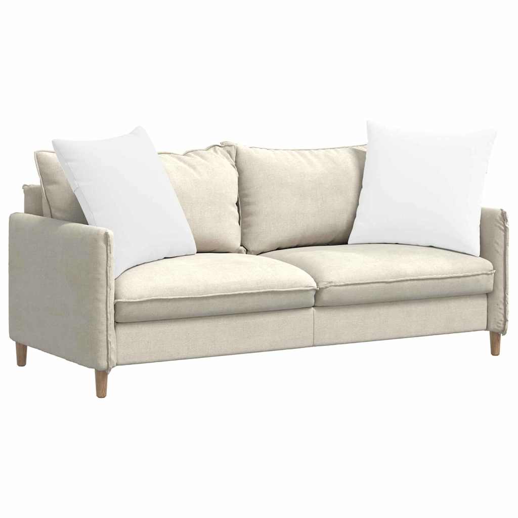 Cuscini da Divano 2 pcs Bianco 80 x 80 cm Tessuto | homemem39