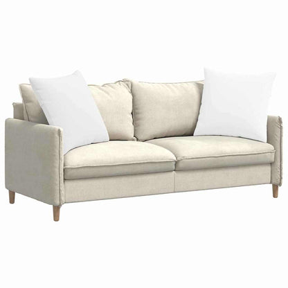 Cuscini da Divano 2 pcs Bianco 80 x 80 cm Tessuto