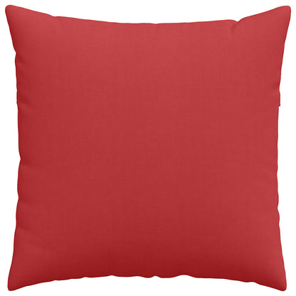 Cuscini da Divano 2 pcs Rosso 80 x 80 cm Tessuto | homemem39