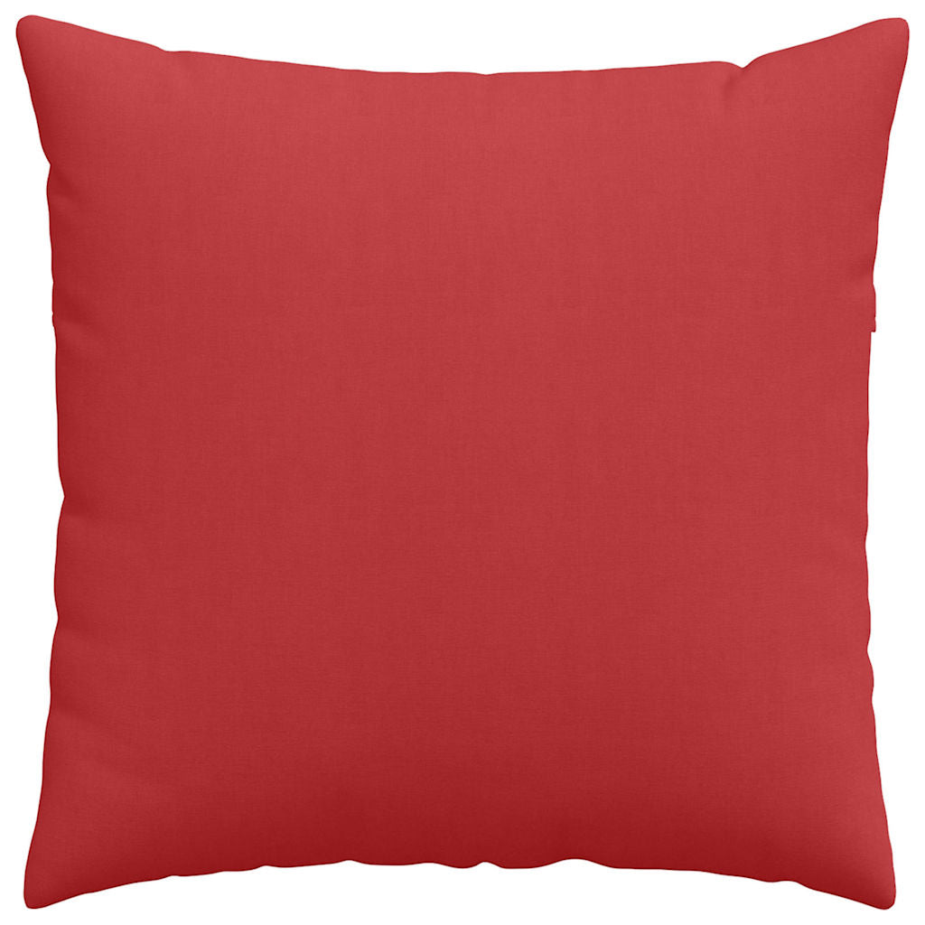 Cuscini da Divano 2 pcs Rosso 80 x 80 cm Tessuto