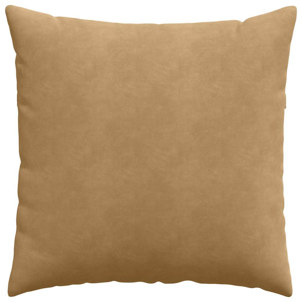 Cuscini da Divano 2 pcs Marrone 80 x 80 cm Tessuto in Cords | homemem39