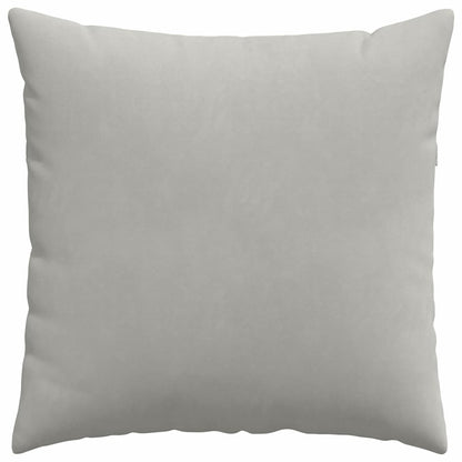 Cuscini da Divano 2 pcs Grigio chiaro 80 x 80 cm Tessuto