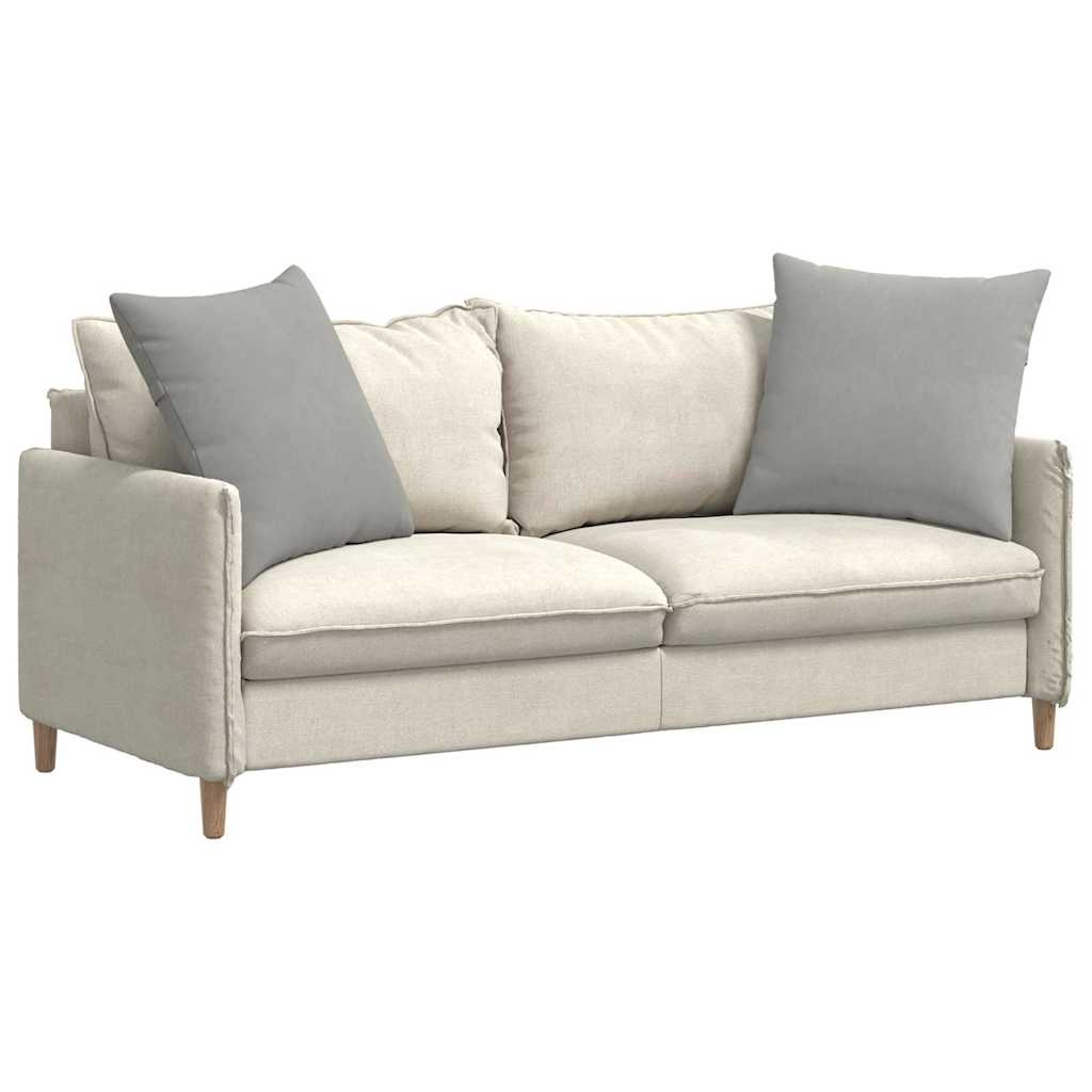 Cuscini da Divano 2 pcs Grigio chiaro 80 x 80 cm Tessuto | homemem39