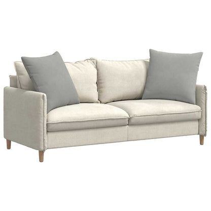 Cuscini da Divano 2 pcs Grigio chiaro 80 x 80 cm Tessuto | homemem39