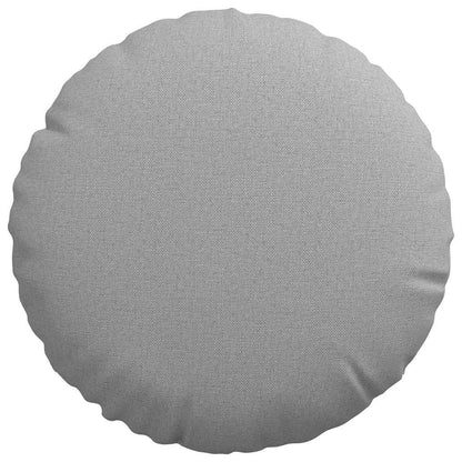 Cuscini per Seduta 2 pcs Grigio Nuvola Ø30 x 13 cm Tessuto | homemem39