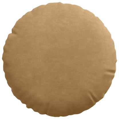 Cuscini per Seduta 2 pcs Marrone Ø30 x 13 cm Velluto