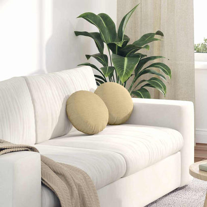 Cuscini per Seduta 2 pcs Grigio Verde Ø30 x 13 cm | homemem39