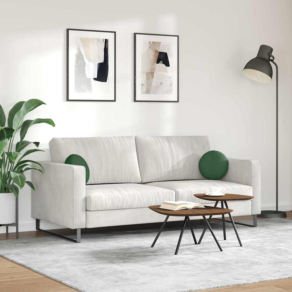 Cuscini per Seduta 2 pcs Verde Scuro Ø30 x 13 cm | homemem39