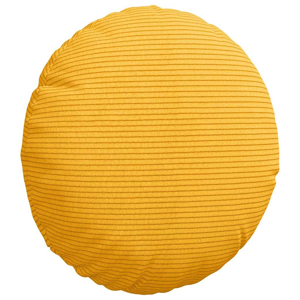 Cuscini per Seduta 2 pcs Giallo Chiaro Ø30 x 13 cm | homemem39