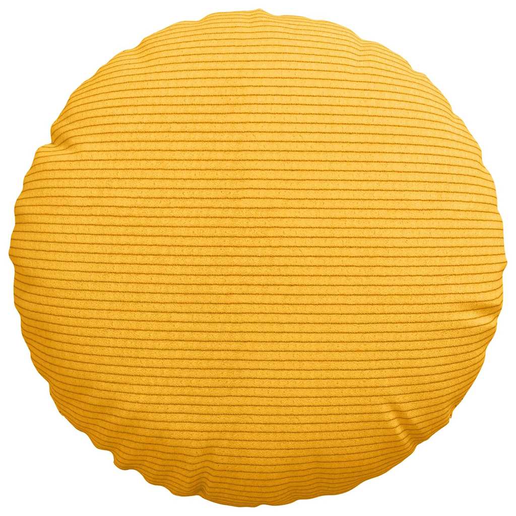 Cuscini per Seduta 2 pcs Giallo Chiaro Ø30 x 13 cm | homemem39
