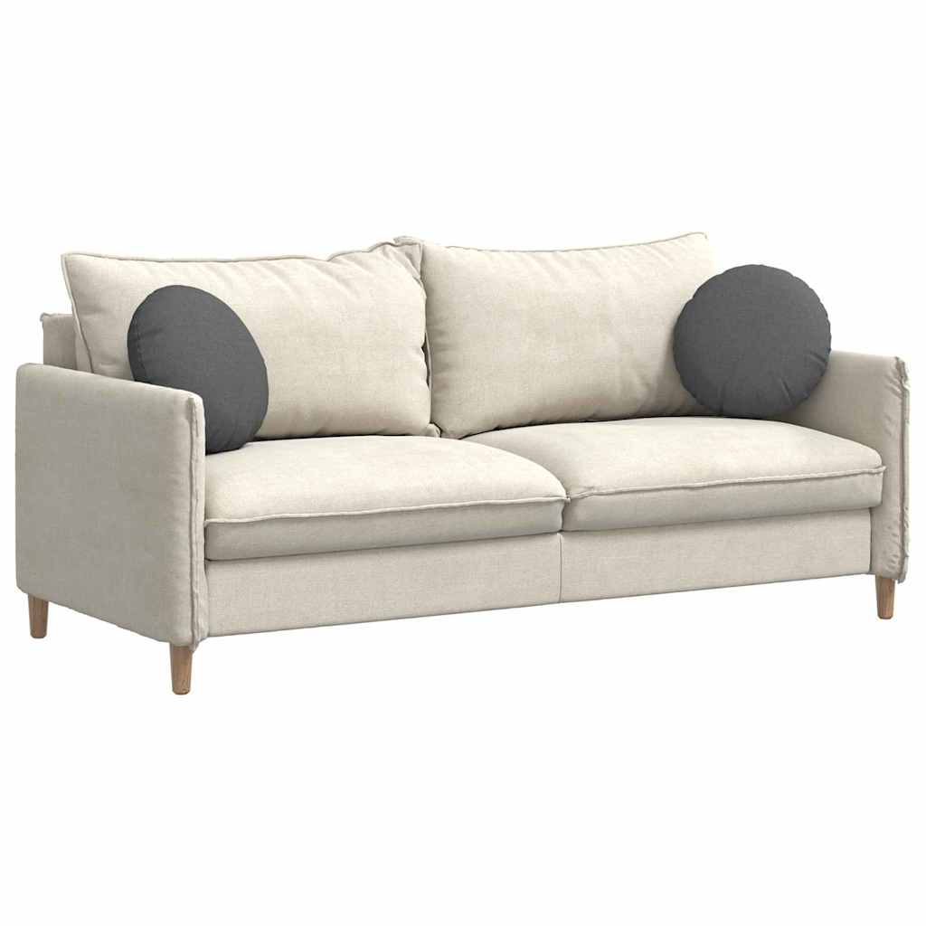 Cuscini per Seduta 2 pcs Grigio scuro Ø40 x 13 cm Tessuto