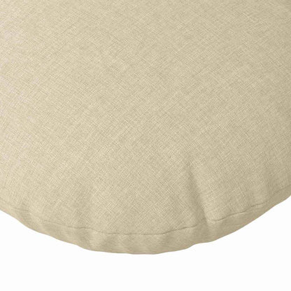 Cuscini per Seduta 2 pcs Crema Ø40 x 13 cm Tessuto | homemem39