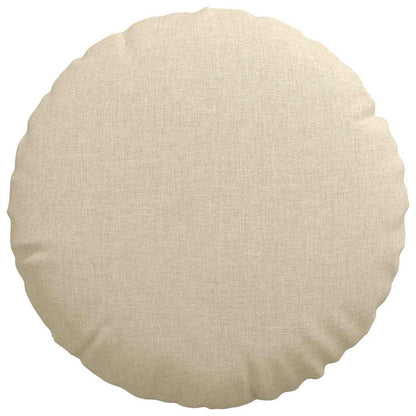 Cuscini per Seduta 2 pcs Crema Ø40 x 13 cm Tessuto | homemem39
