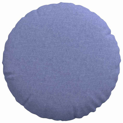 Cuscini per Seduta 2 pcs Blu jeans Ø40 x 13 cm Tessuto | homemem39