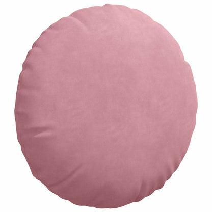 Cuscini per Seduta 2 pcs Rosa Ø 40 x 13 cm Velluto