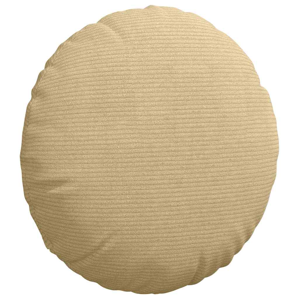 Cuscini per Seduta 2 pcs Grigio Verde Ø 40 cm Tessuto in Cords | homemem39