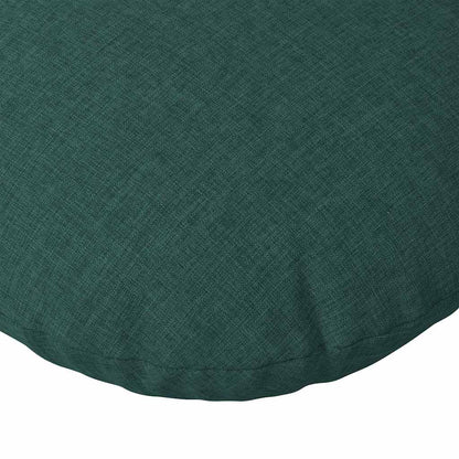 Cuscini per Seduta 2 pcs Verde Scuro Ø50 x 19 cm Tessuto
