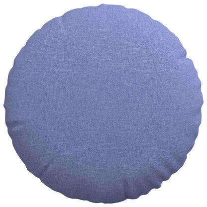 Cuscini per Seduta 2 pcs Blu jeans Ø50 x 19 cm Tessuto
