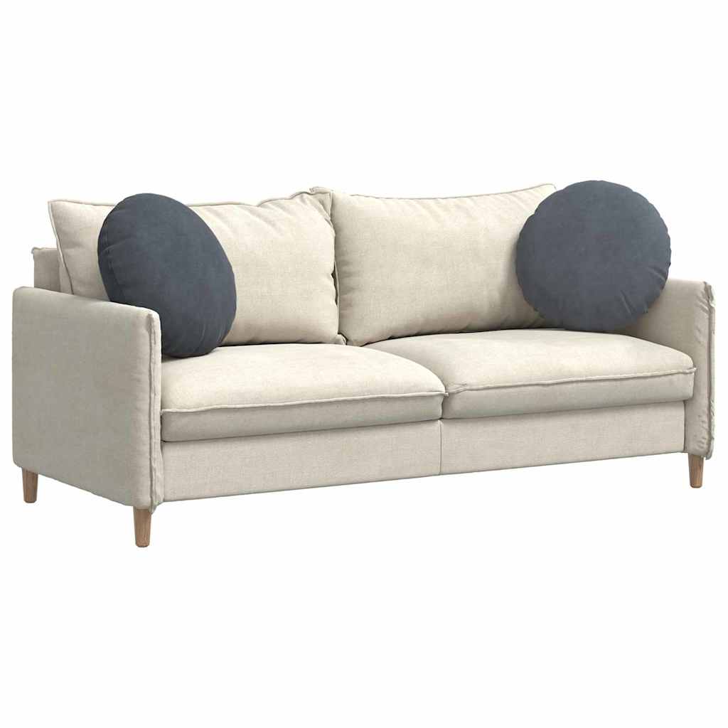 Cuscini per Seduta 2 pcs Grigio scuro Ø50 x 19 cm Velluto