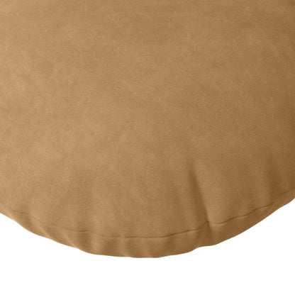 Cuscini per Seduta 2 pcs Marrone Ø50 x 19 cm Velluto | homemem39