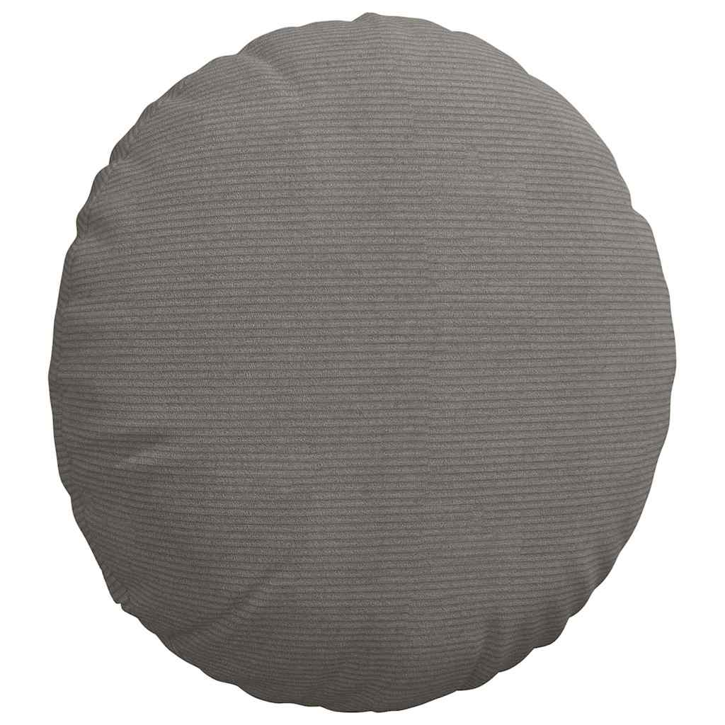 Cuscini per Seduta 2 pcs Grigio chiaro Ø50 x 19 cm | homemem39