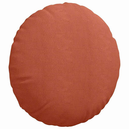 Cuscini per Seduta 2 pcs Rosso Arancio Ø50 x 19 cm
