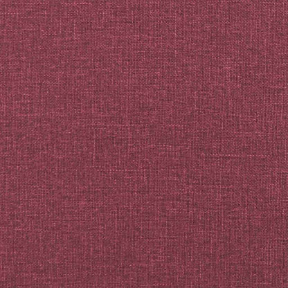Cuscini per Seduta 2 pcs Rosso Vino Ø60 x 21 cm Tessuto | homemem39