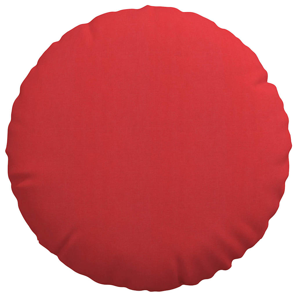 Cuscini per Seduta 2 pcs Rosso Ø60 x 21 cm Tessuto | homemem39