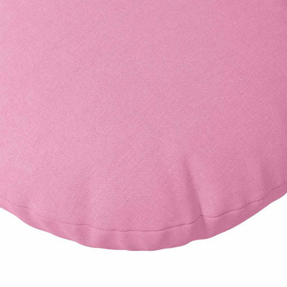 Cuscini per Seduta 2 pcs Rosa Ø60 x 21 cm Tessuto | homemem39