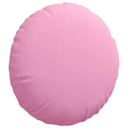 Cuscini per Seduta 2 pcs Rosa Ø60 x 21 cm Tessuto