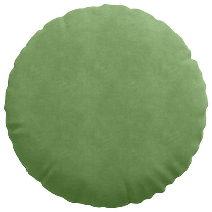 Cuscini per Seduta 2 pcs Verde chiaro Ø60 x 21 cm Velluto | homemem39